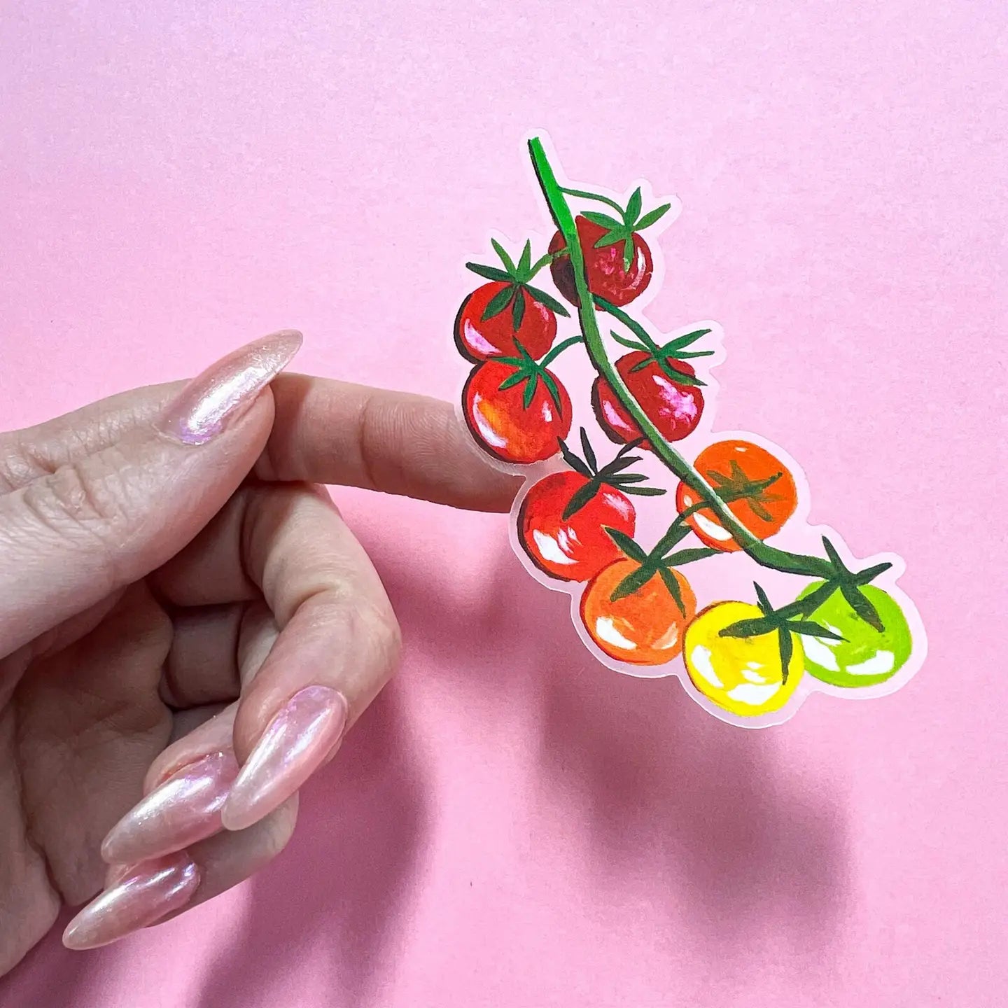 Tomato Vine Clear Sticker