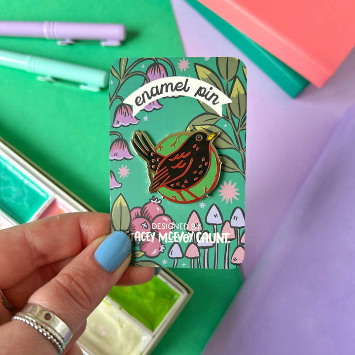 Blackbird Pin