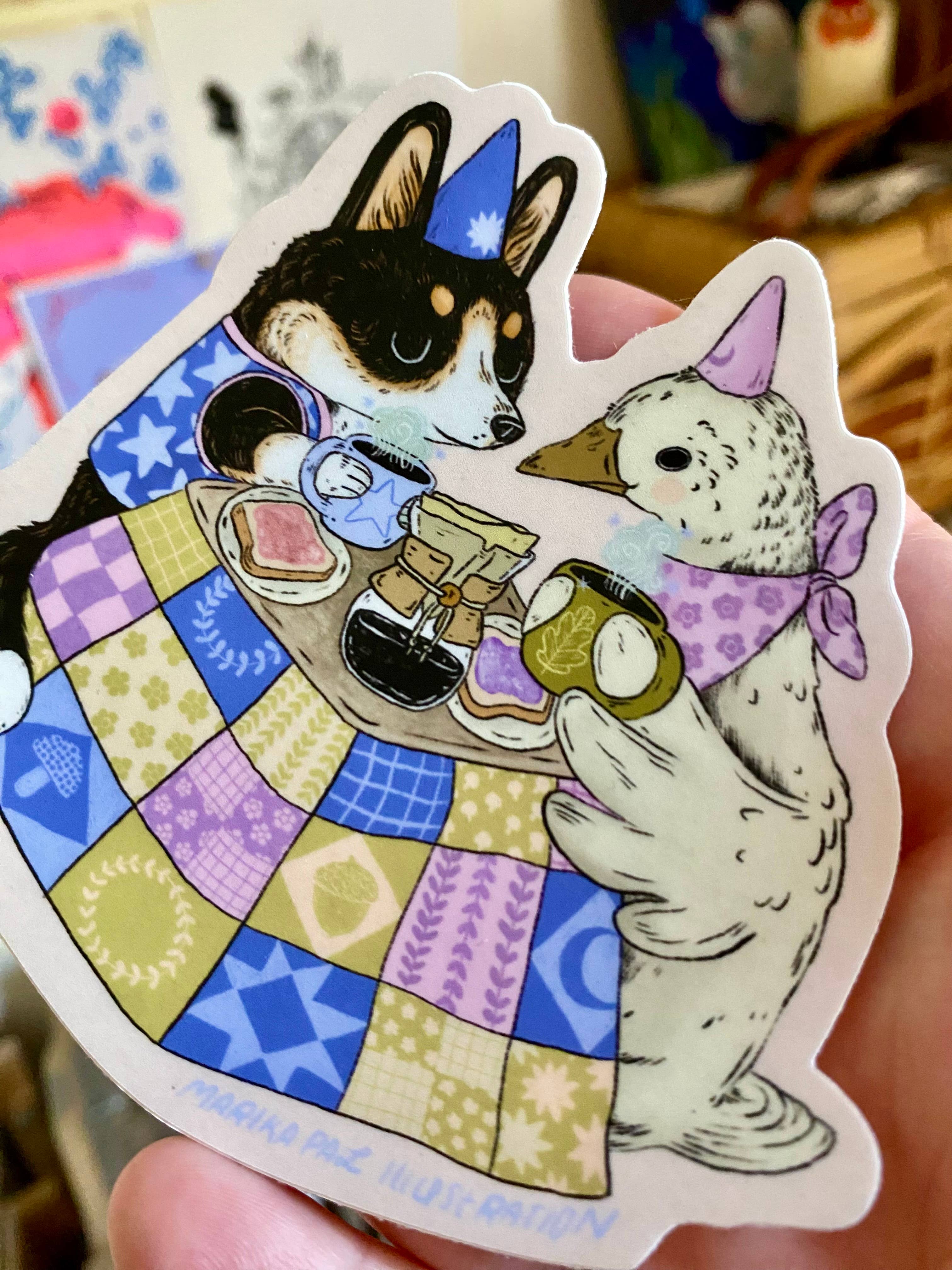 Our Cups are Full Sticker