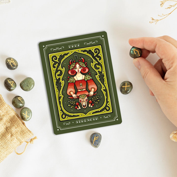 Weird Weavings: Threads Of Feminine Wisdom Rune Oracle Deck