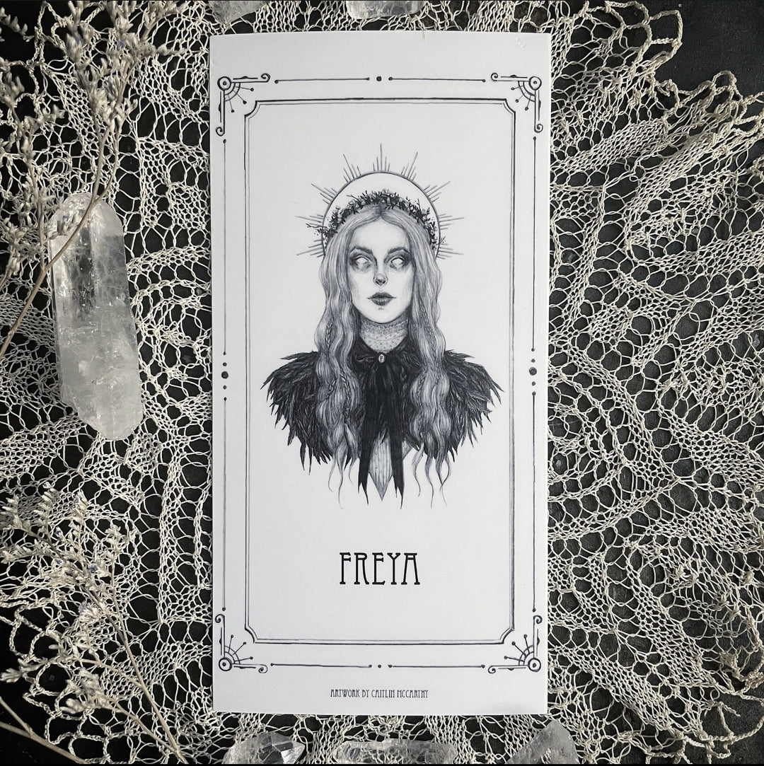 Freya Devotional Candle Sticker