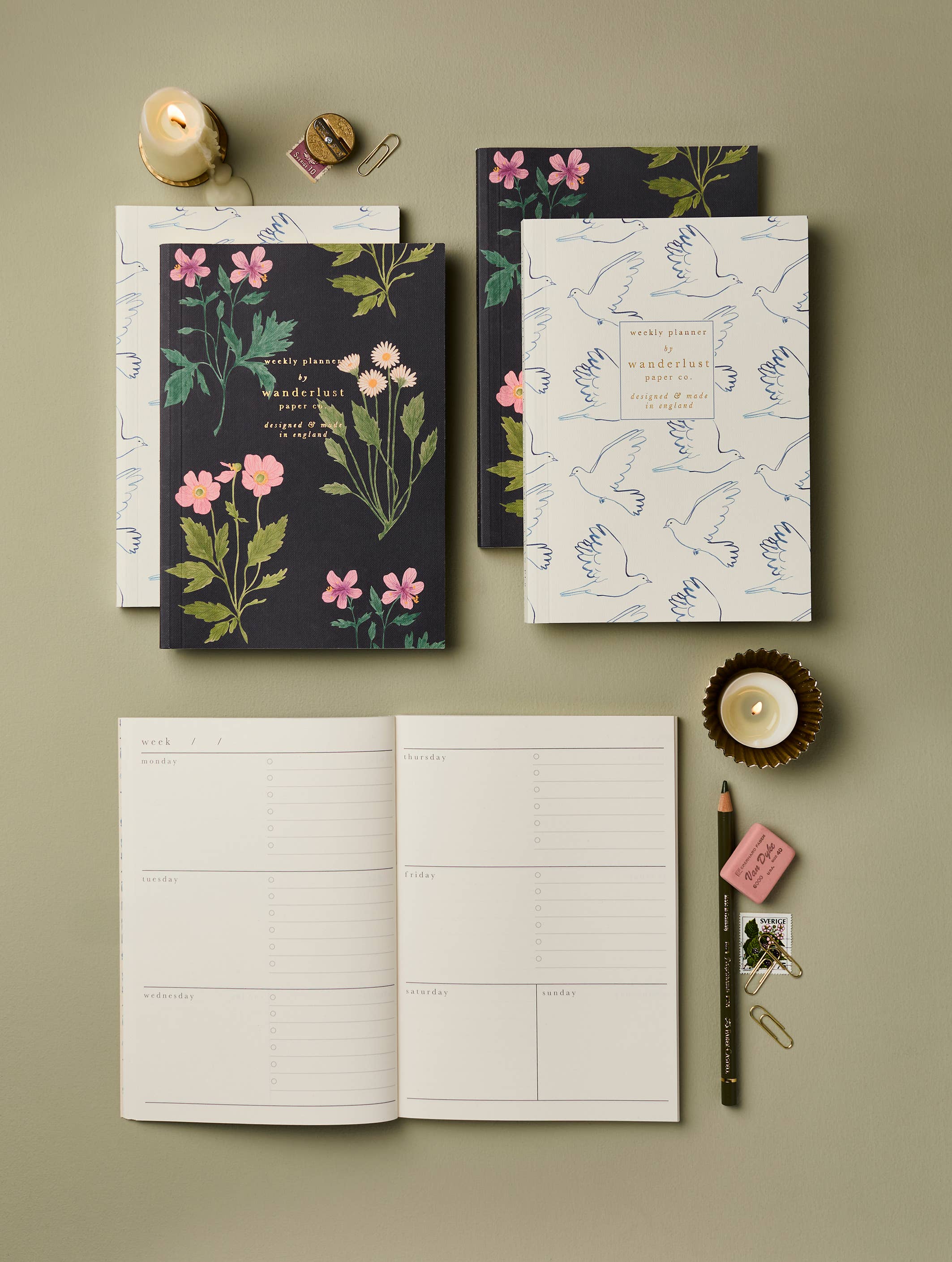 Botanical Weekly Planner - Undated