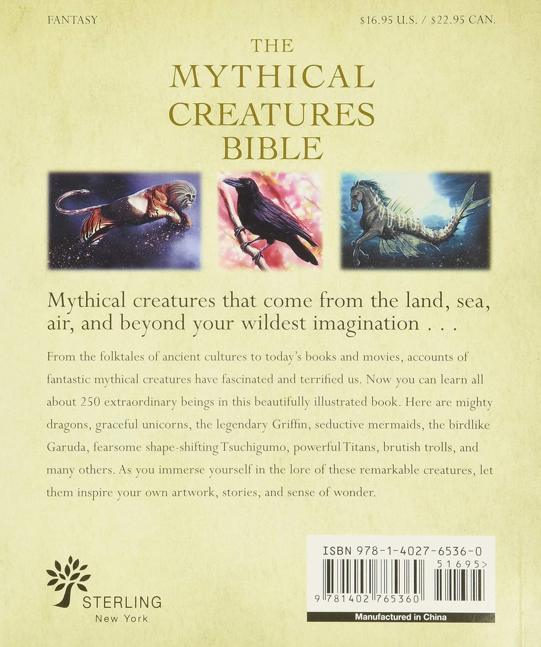 The Mythical Creatures Bible Book