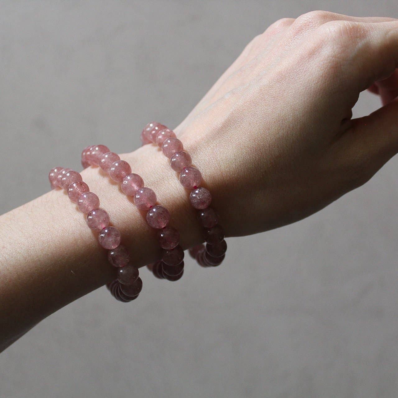 Strawberry Quartz - Crystal Bracelet