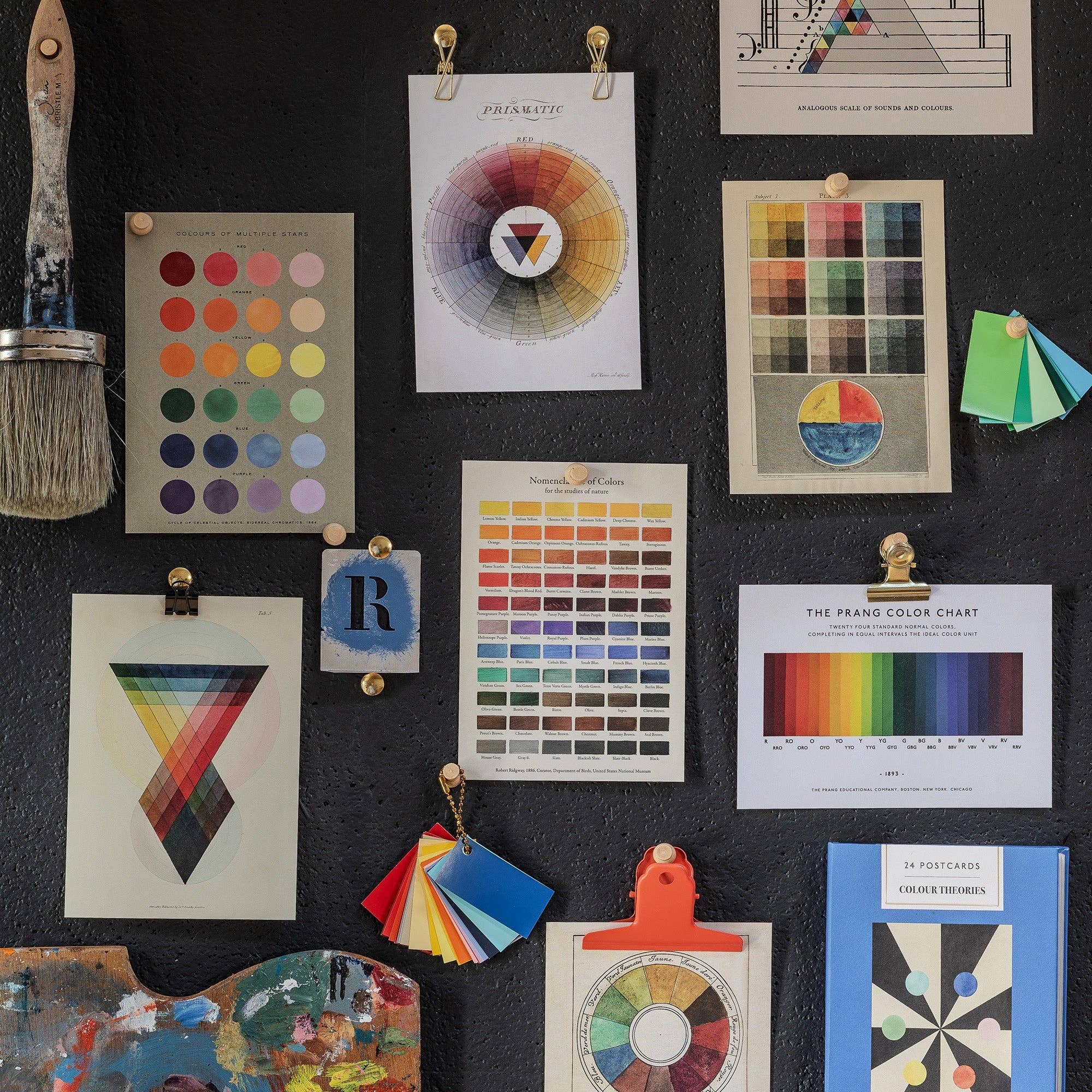 Color Theories Postcard Book
