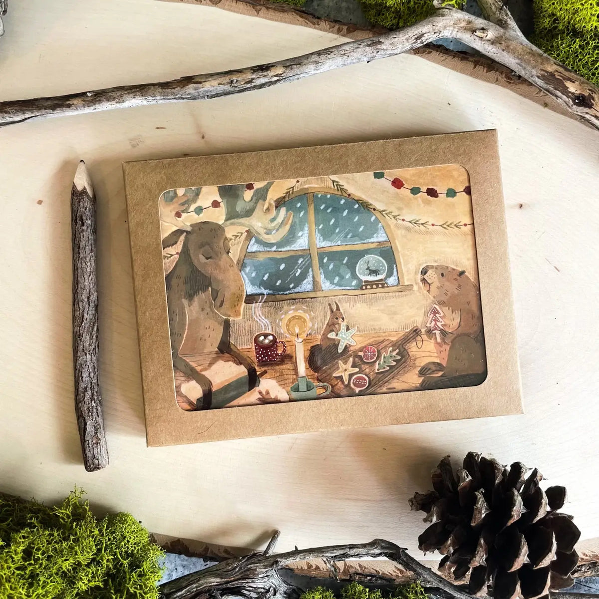 Baking Moose Card (or Box Set)