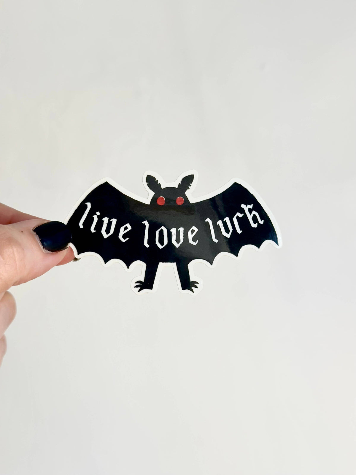 Live Love Lurk Mothman Sticker