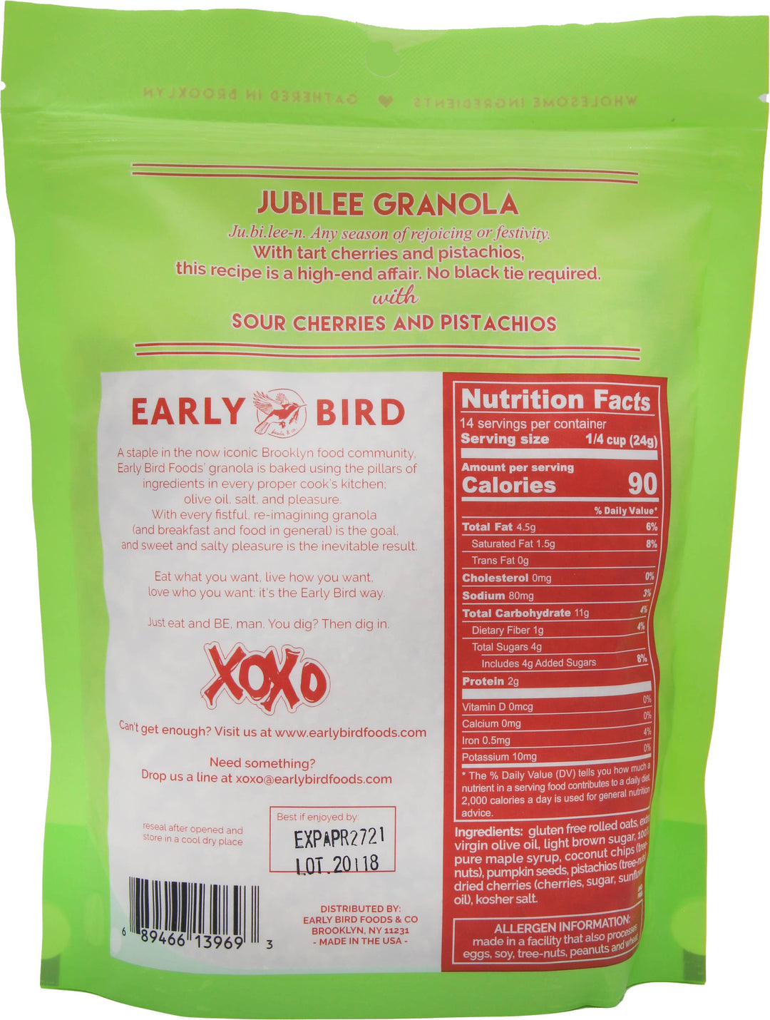 Early Bird Jubilee Granola - Big Bag