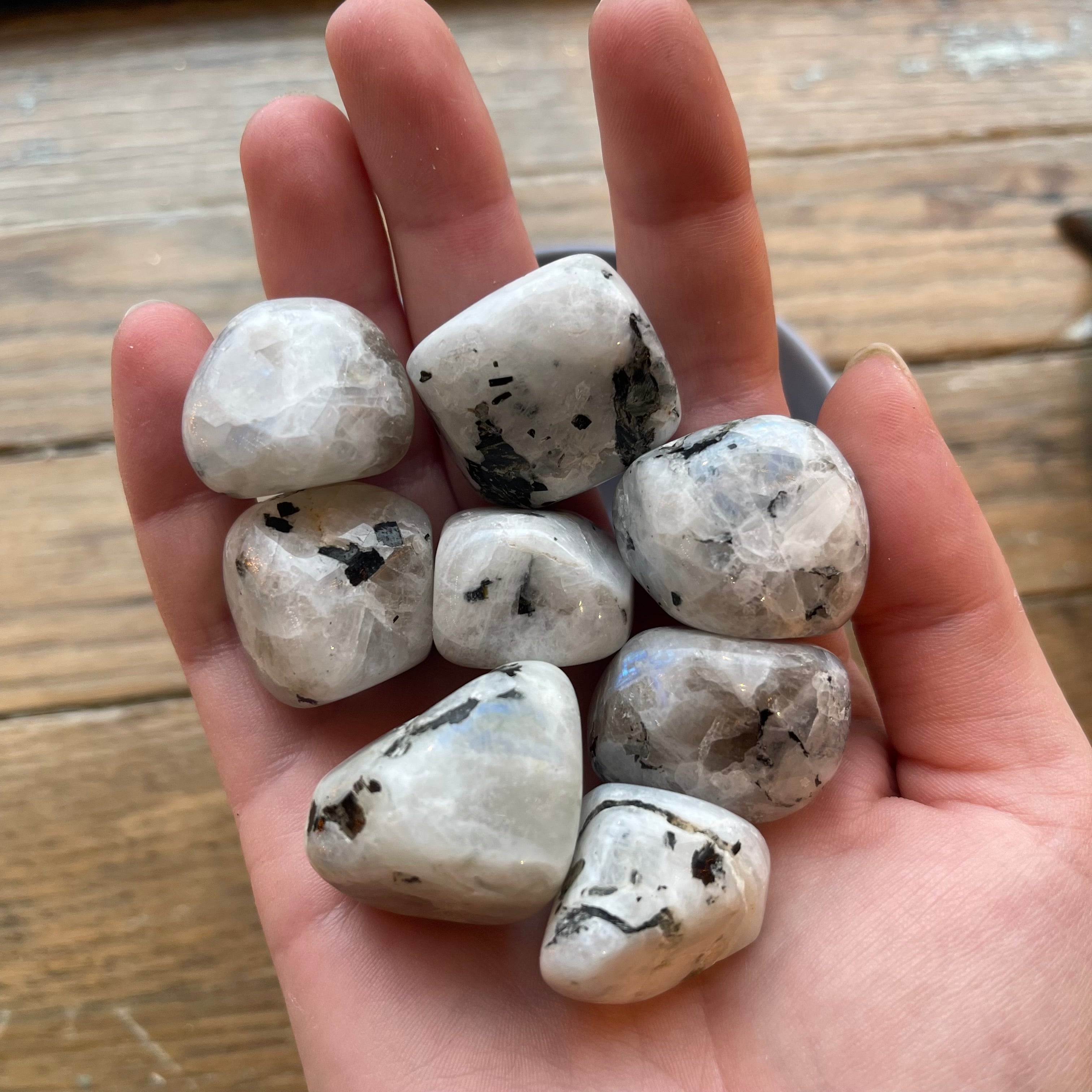 Rainbow Moonstone - Tumbles