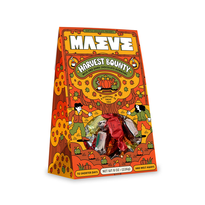 Harvest Bounty Chocolate Bonbon Orange Gift Box