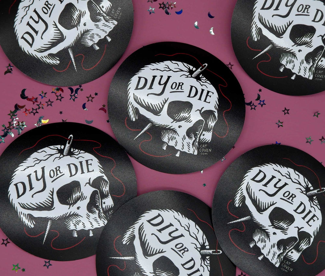 DIY or Die Sticker