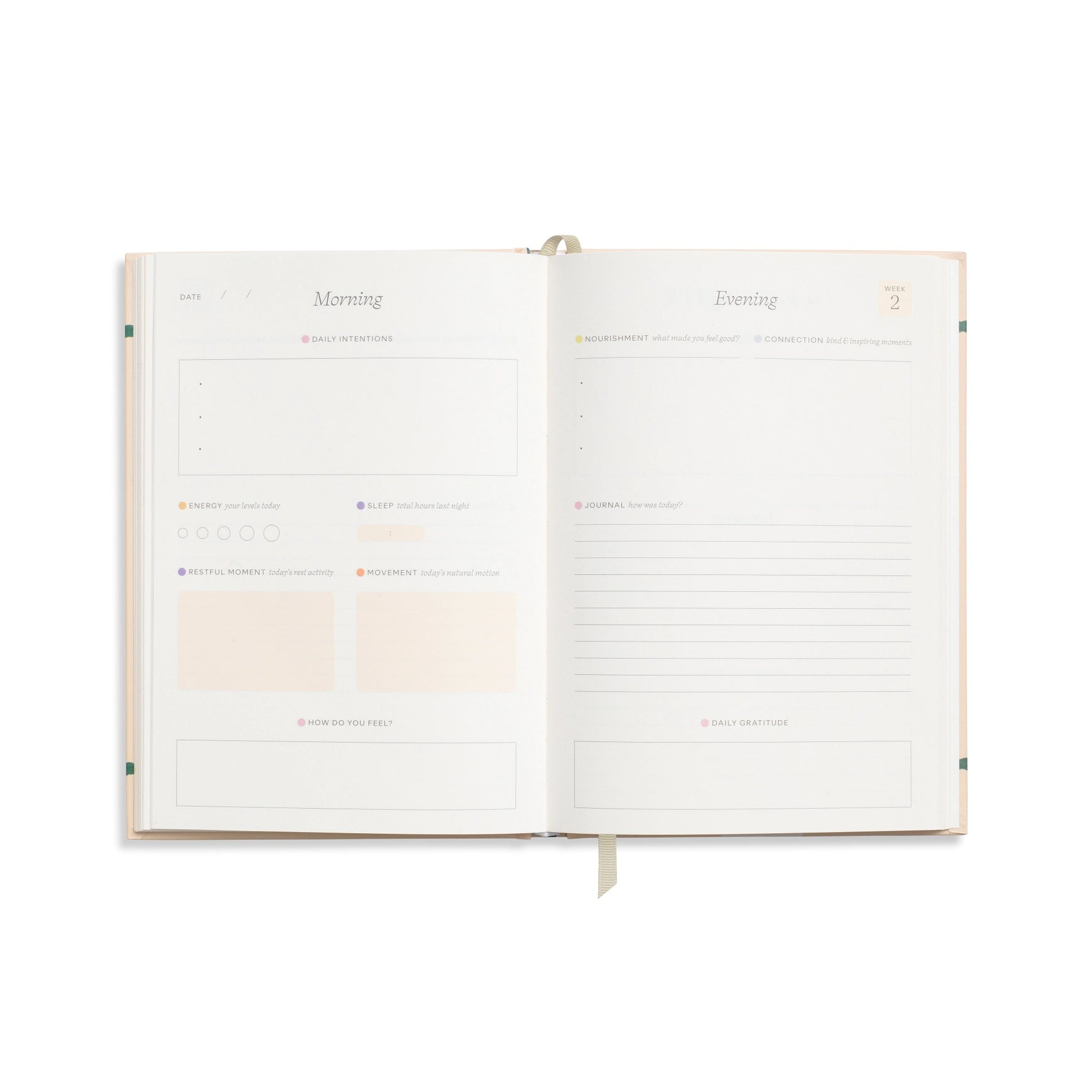 Warmth Glow Guided Wellness Journal