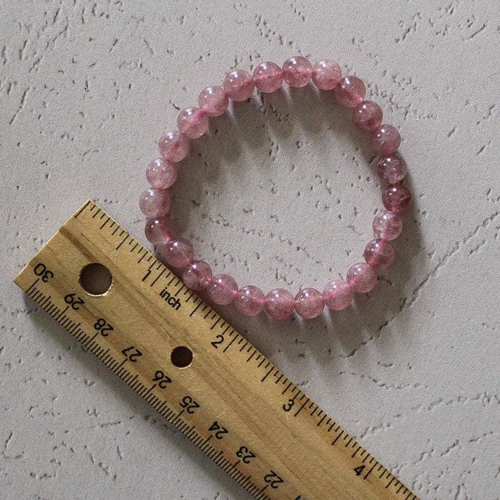 Strawberry Quartz - Crystal Bracelet