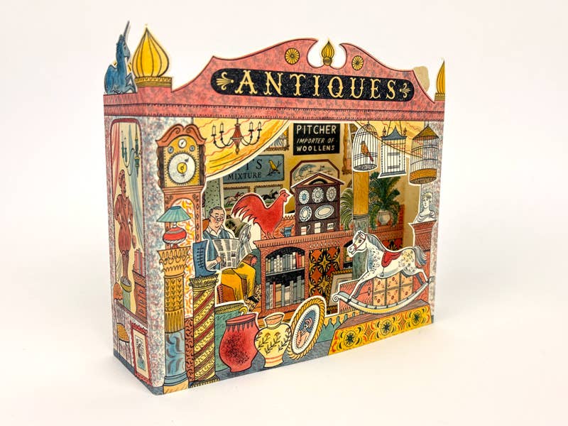 Antiques Shop 3D Card