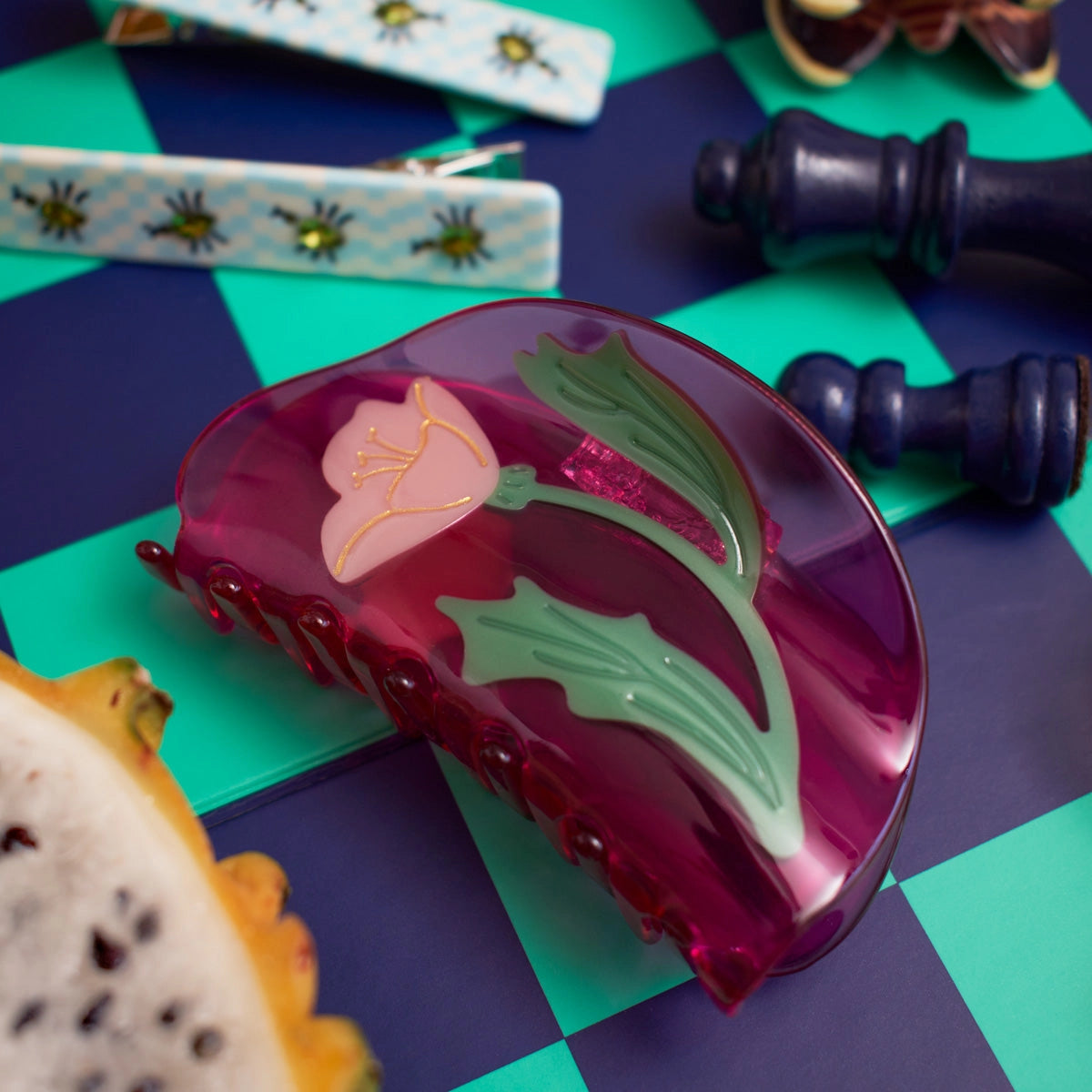 Mexican Primrose Hair Claw Clip