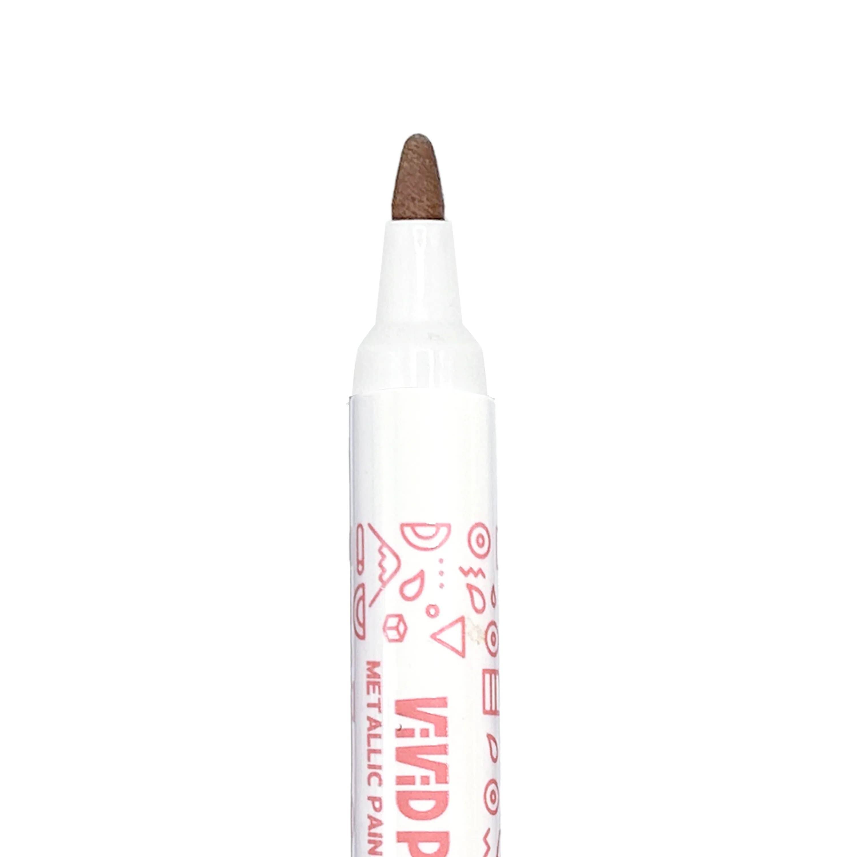 Vivid Pop Paint Markers - Metallic Set of 8
