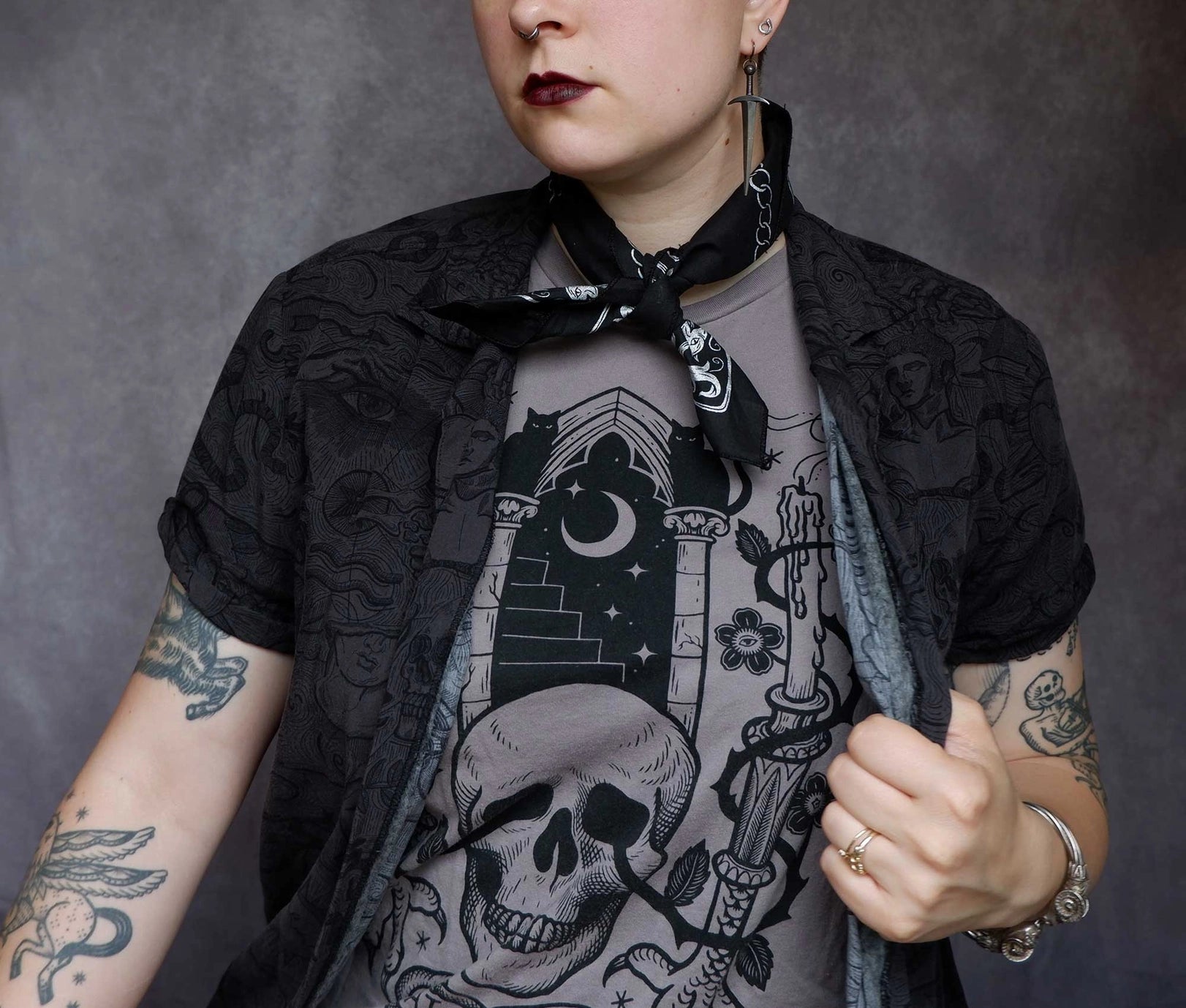 Choose your Weapon Silver Bandana