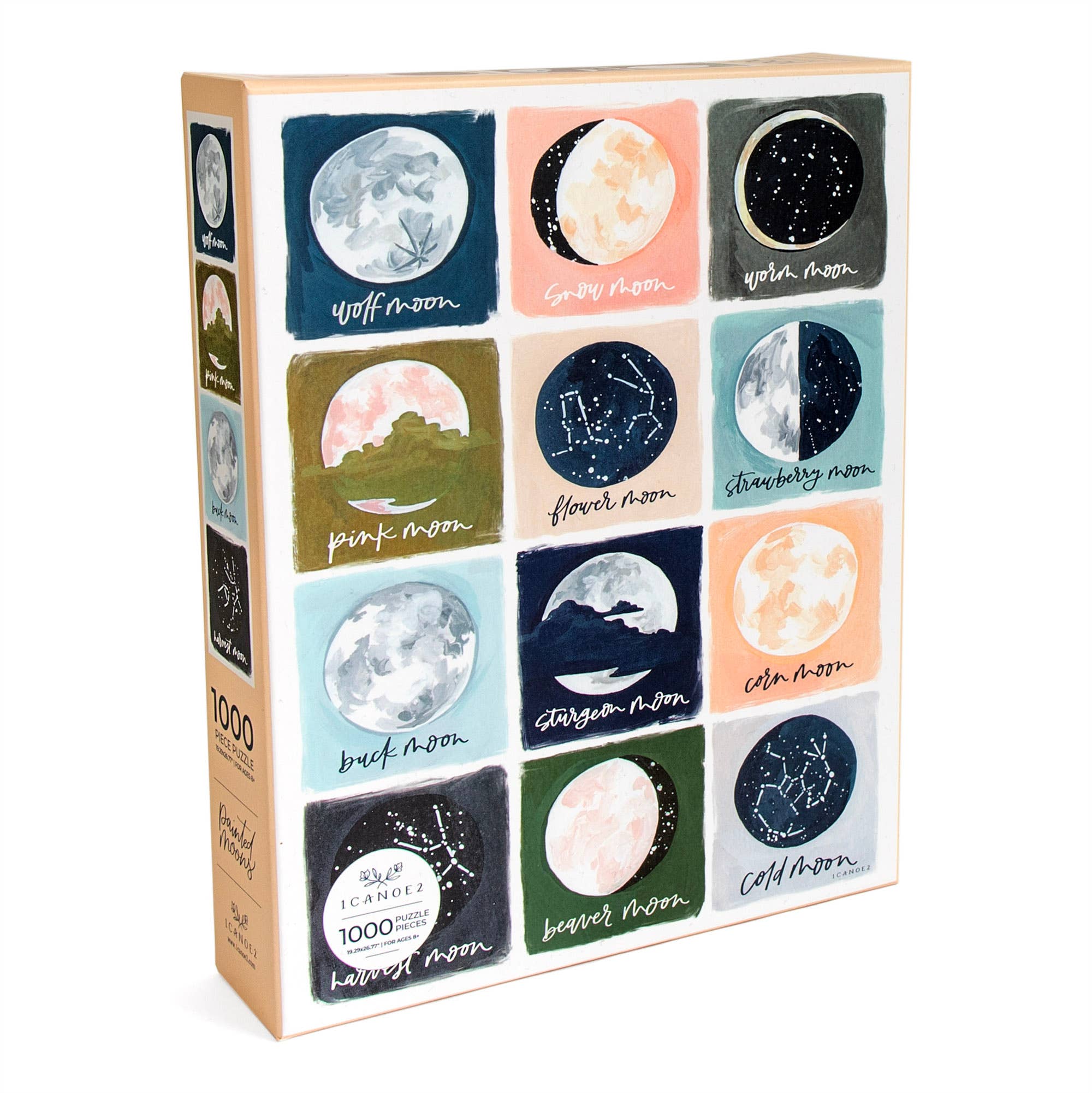 Painted Moons - 1000 Piece Puzzle