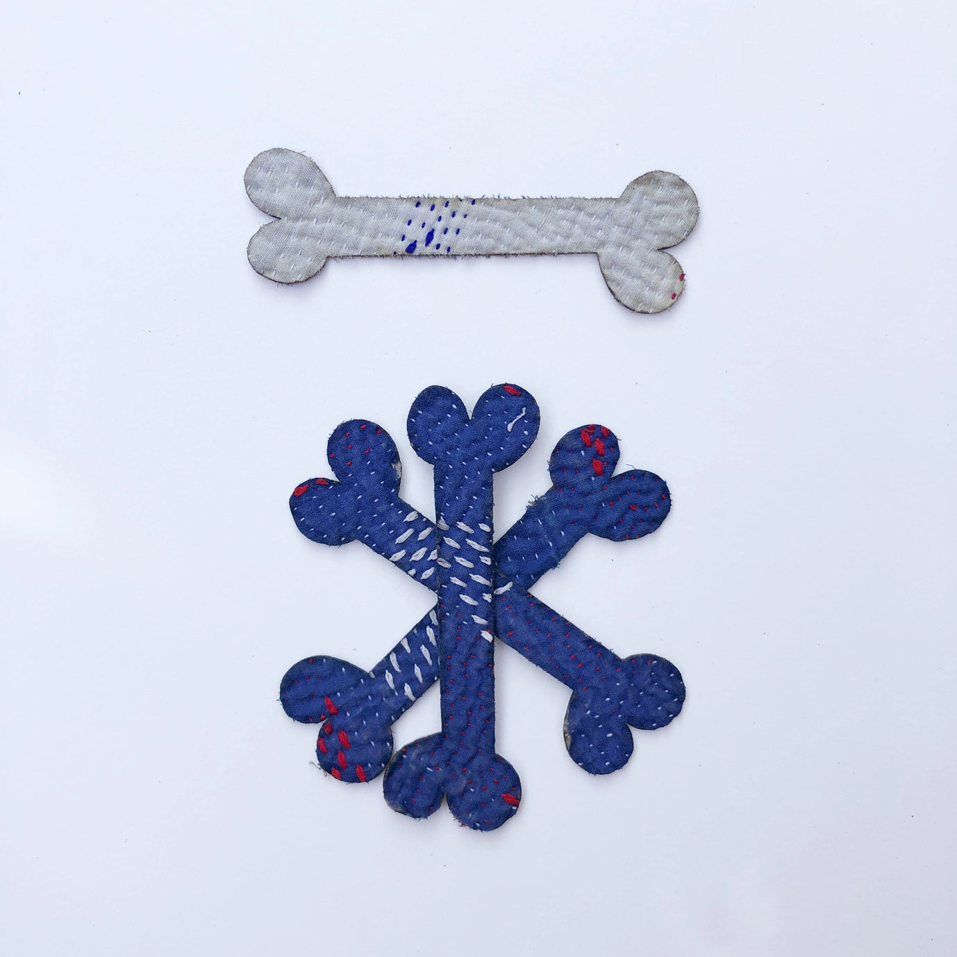 Spooky Iron-On Kantha Patches