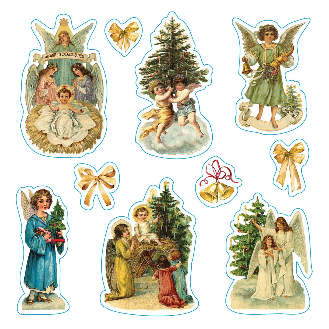 Merry & Bright Christmas Festive Sticker Book