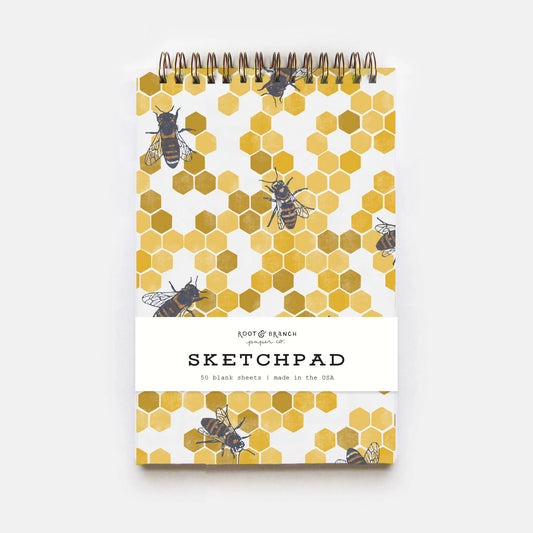 Honeybee Spiral Bound Sketchpad