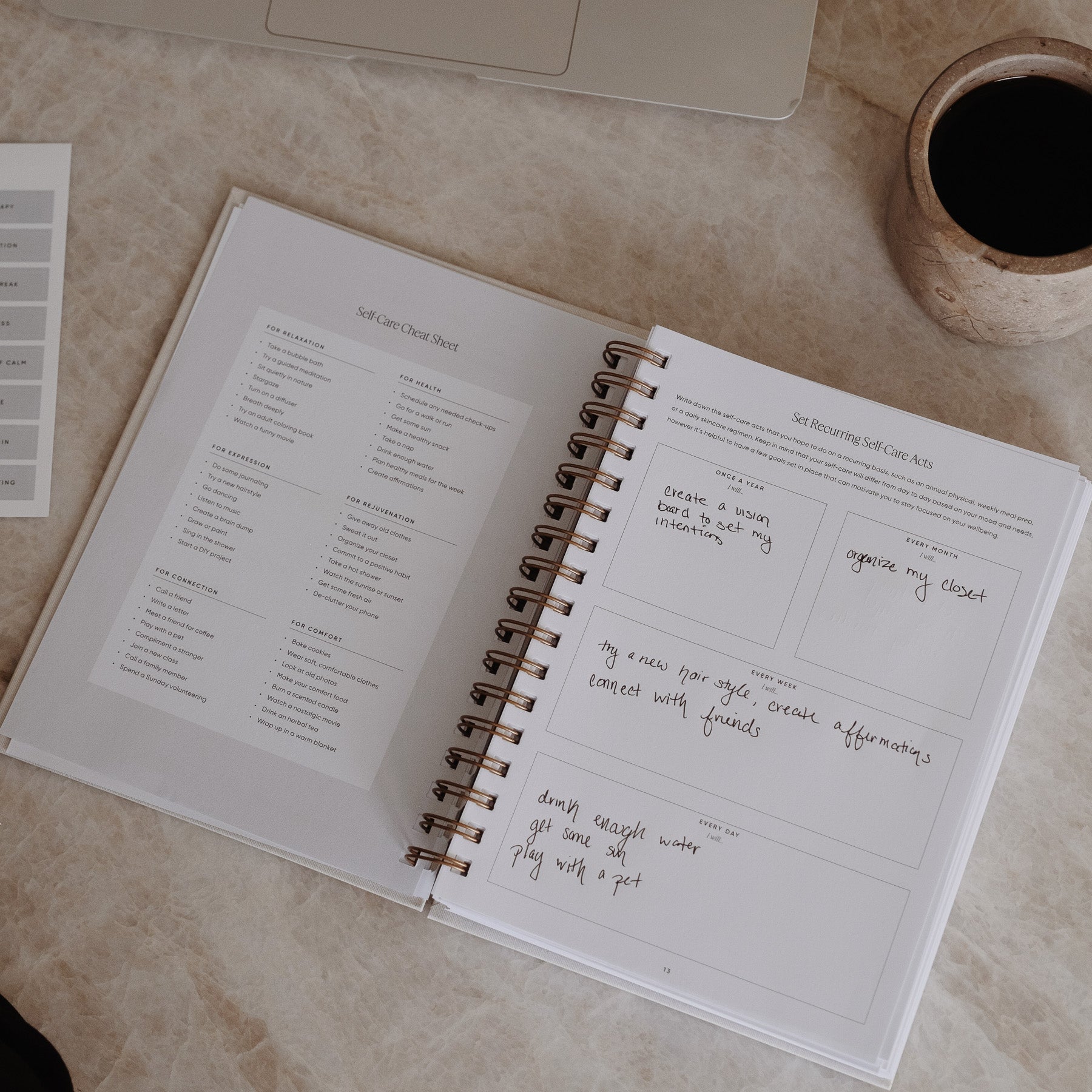 The Self-Care Planner - Sage