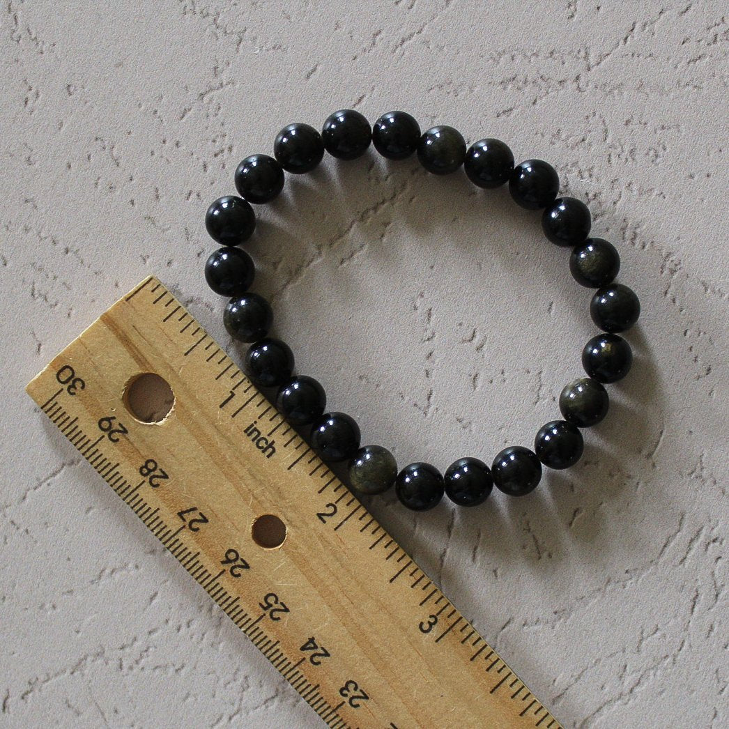 Gold Sheen Obsidian - Crystal Bracelet