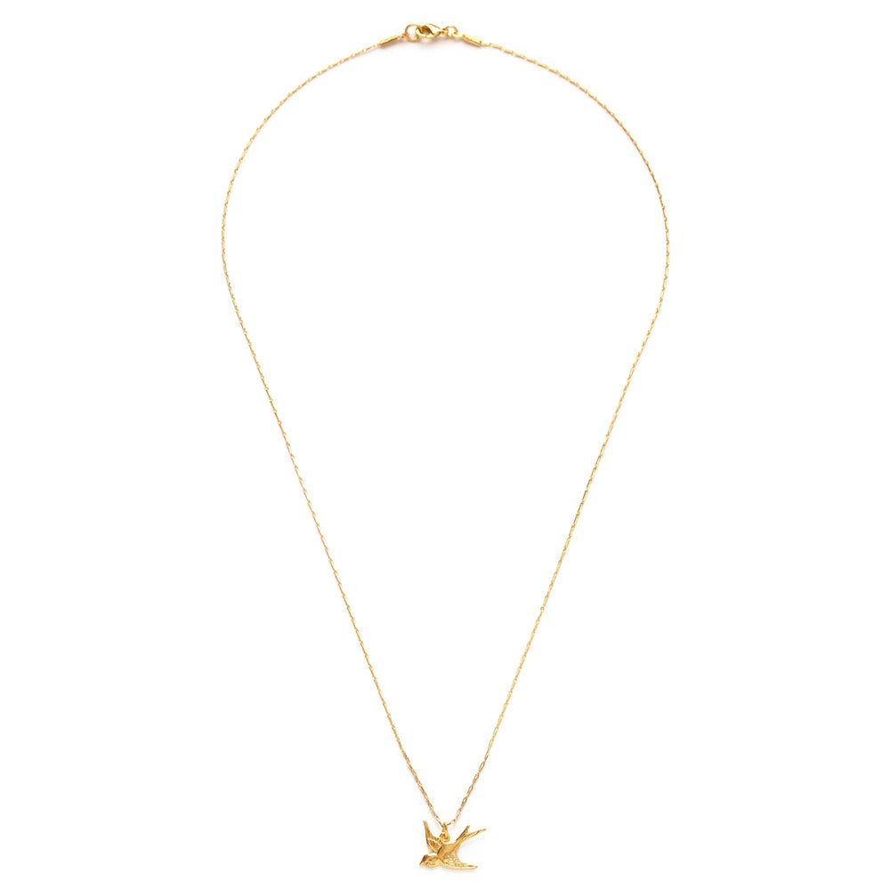 Tiny Swallow Golden Necklace