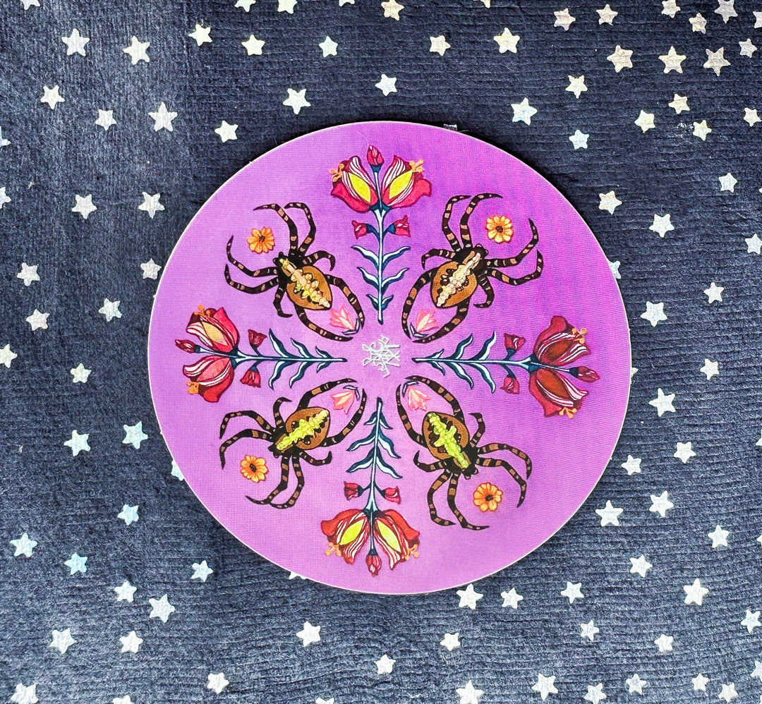 Holographic Creativity Spider Sigil Sticker