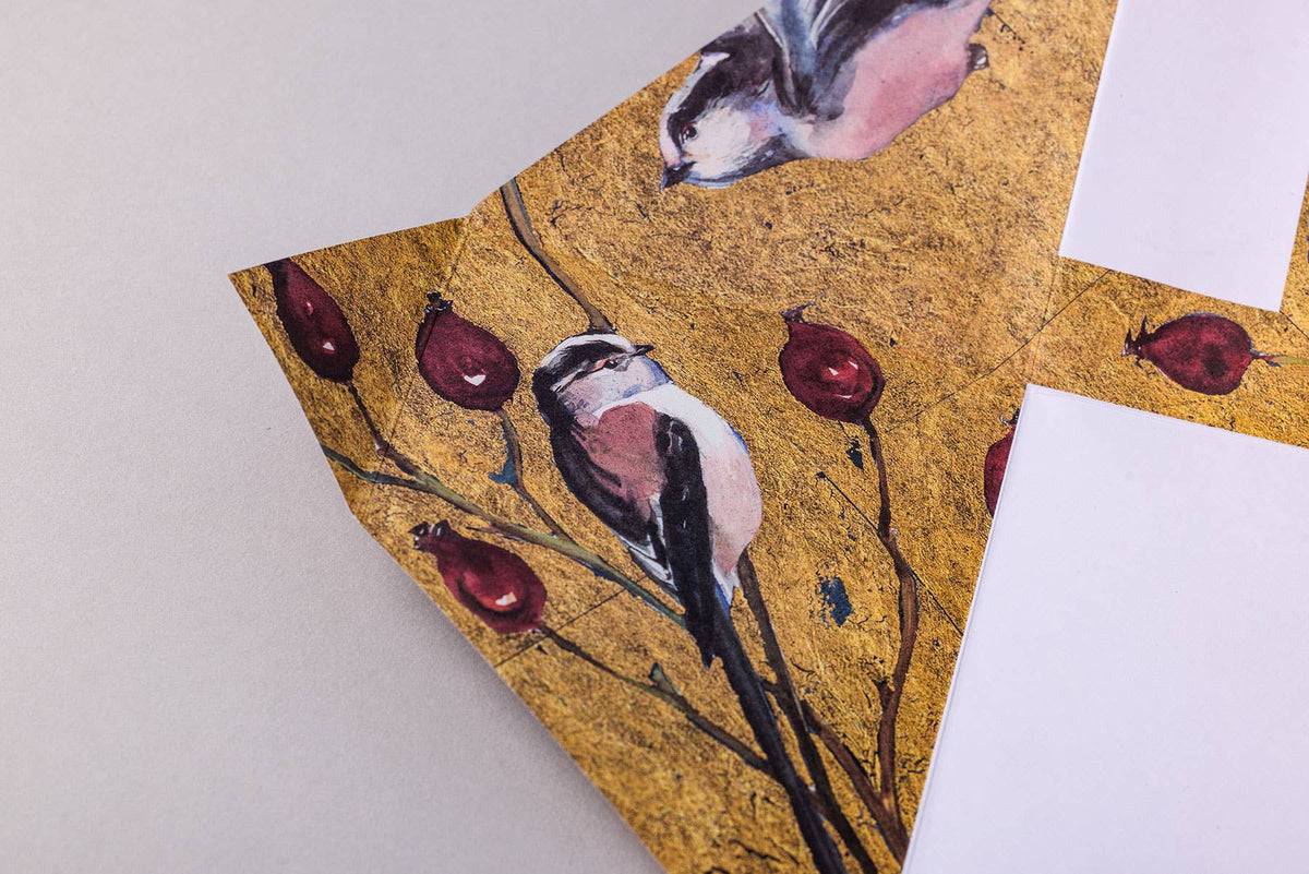 Golden Flight - Folding Letter Set of 6