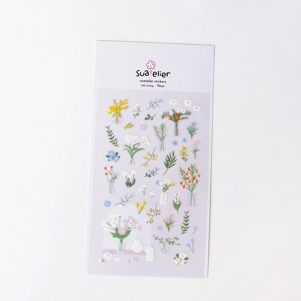Floral Bouquet Sticker Sheet