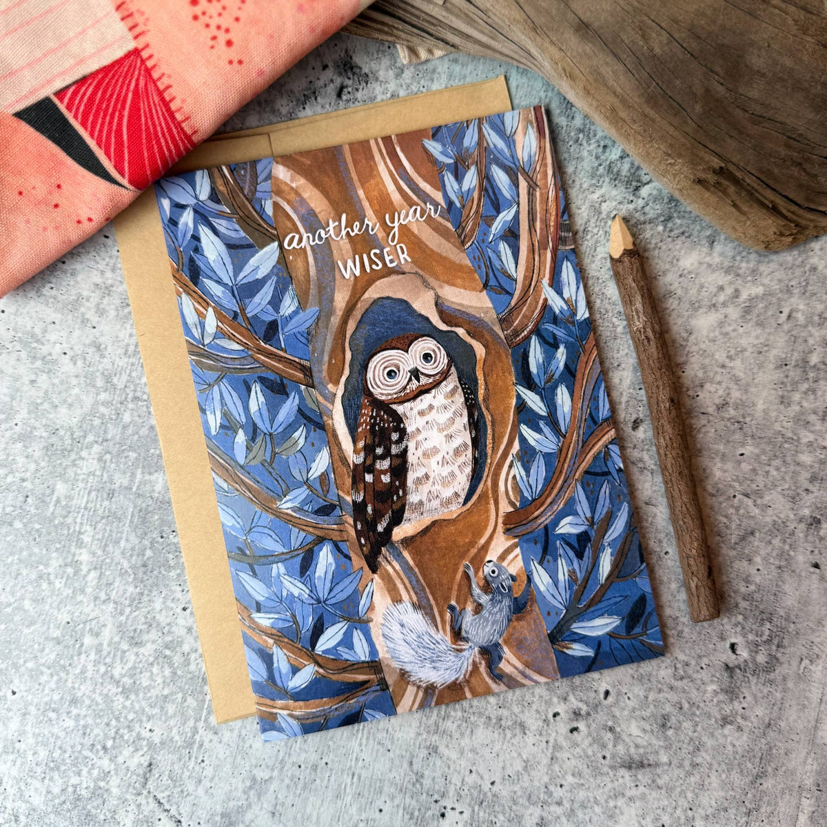 Wise Owl Birthday Card