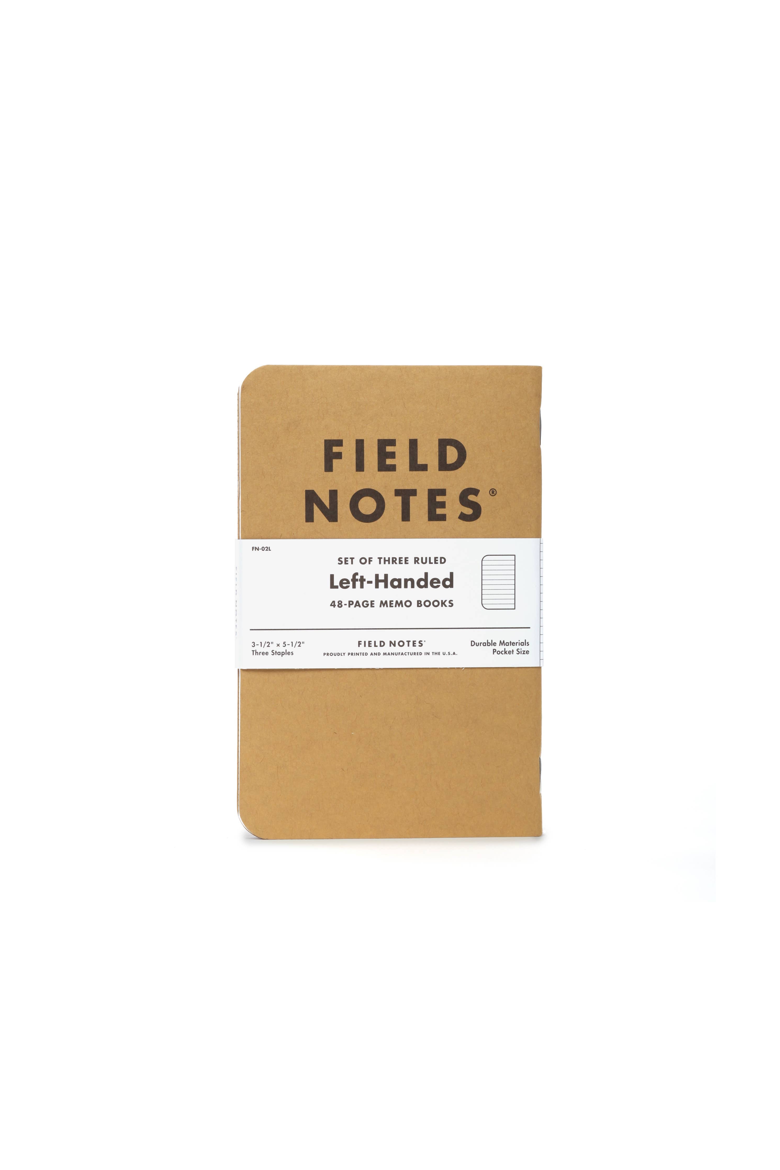 Left-Handed Pocket Notebook Pack