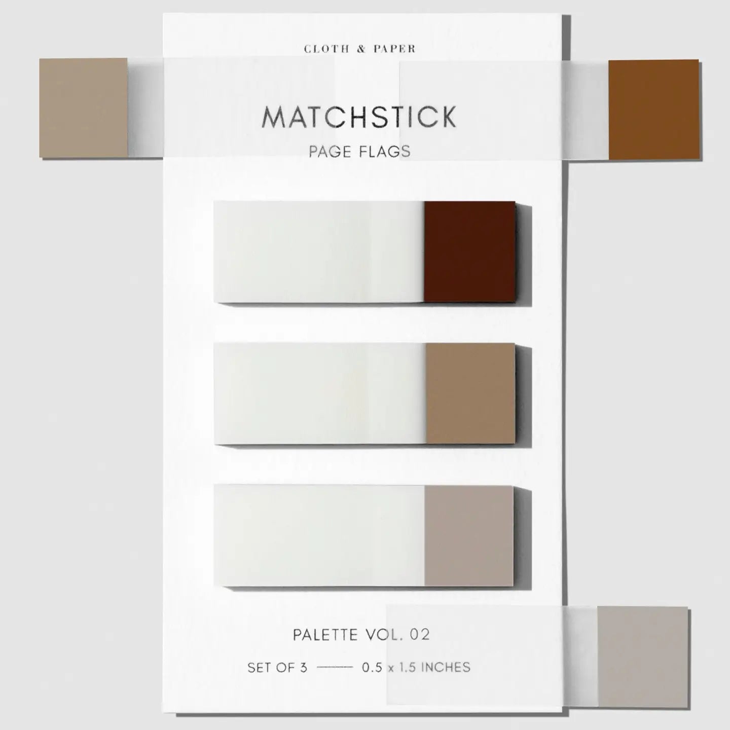 Matchstick Page Flags - 7 Styles