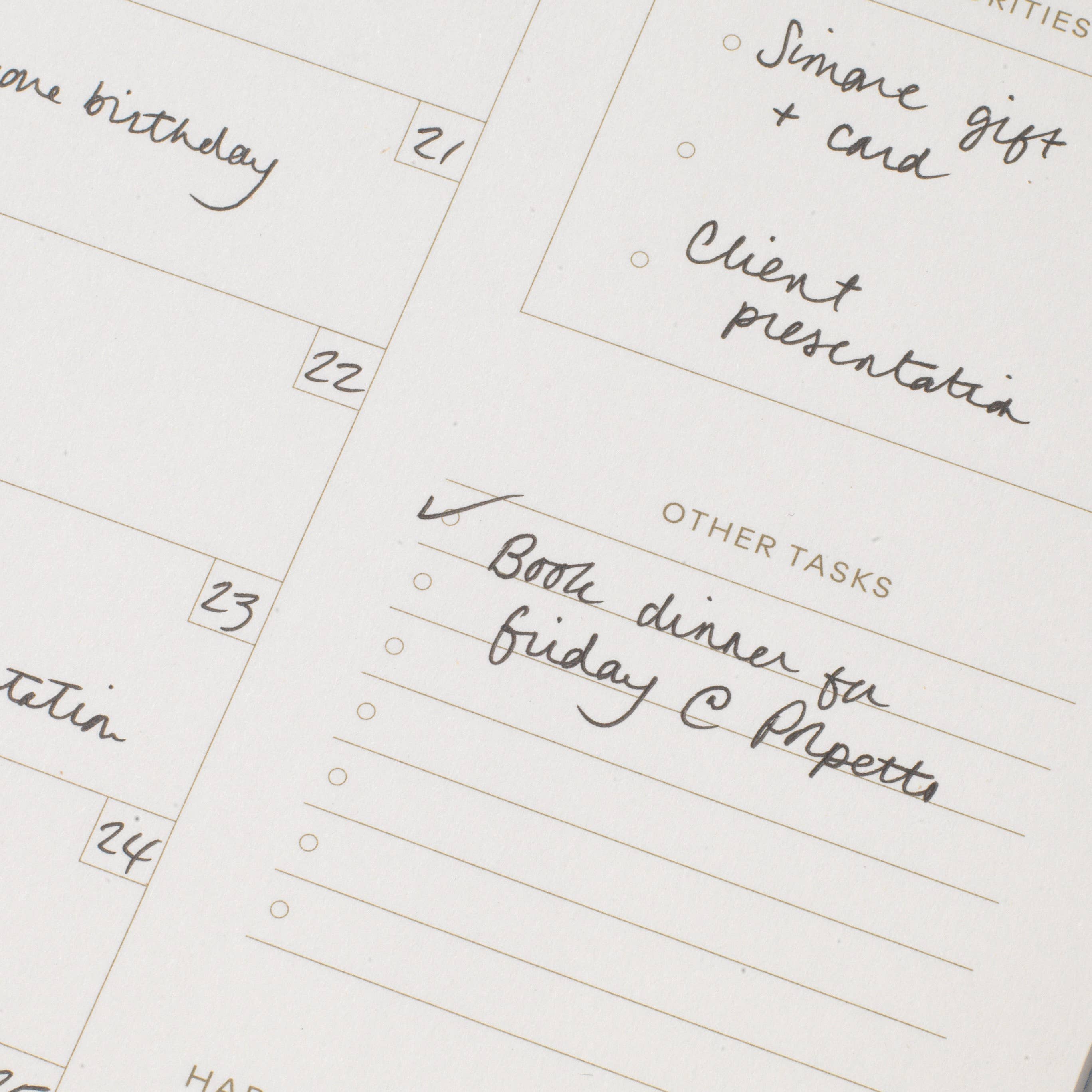 Productivity Weekly Planning Pad - Undated