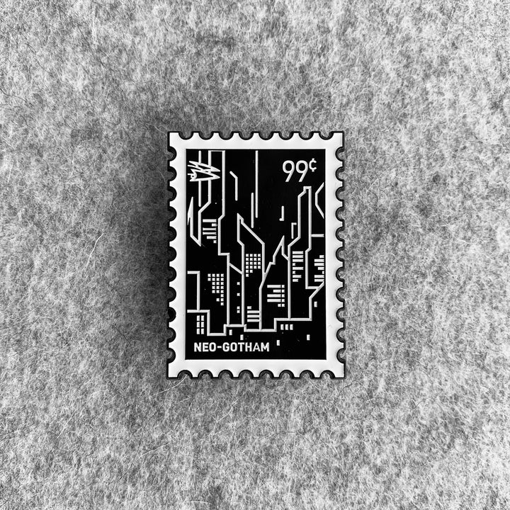 Neo-Gotham Stamp Pin