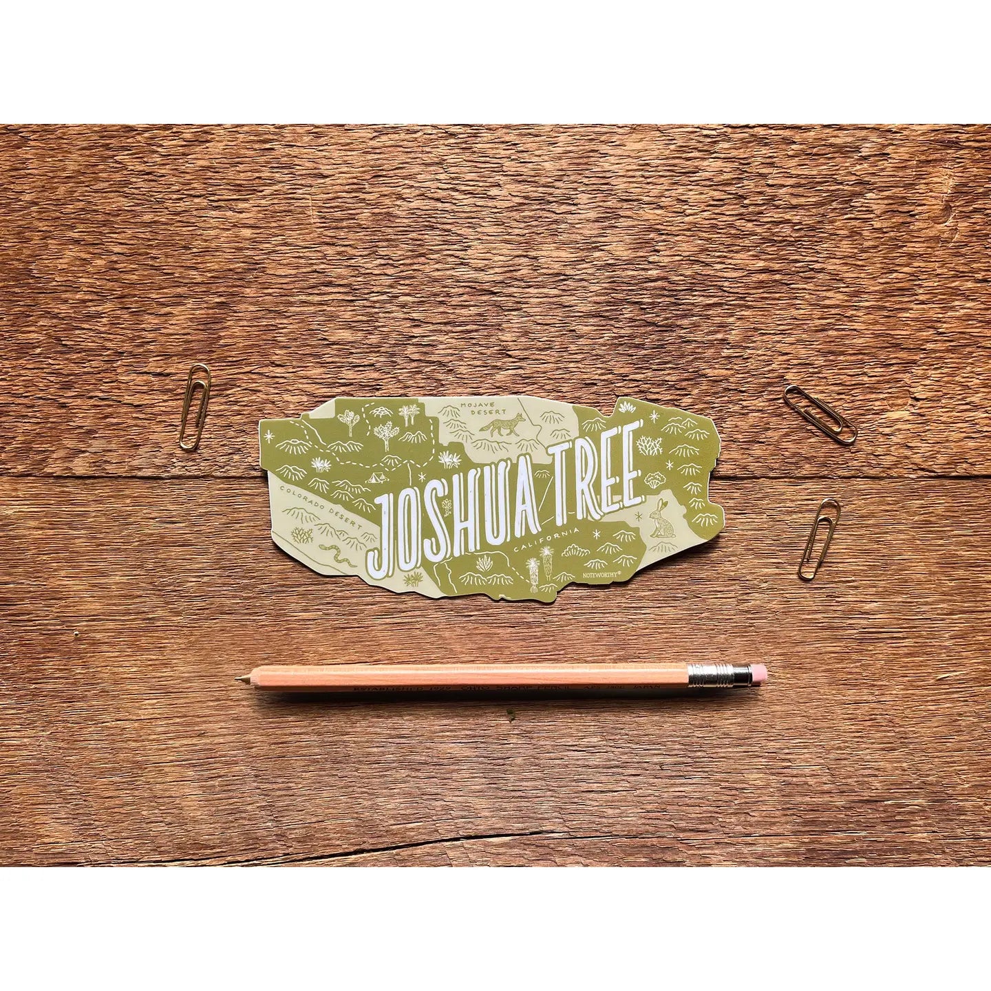 National Parks Die Cut Map Stickers - 10 Parks