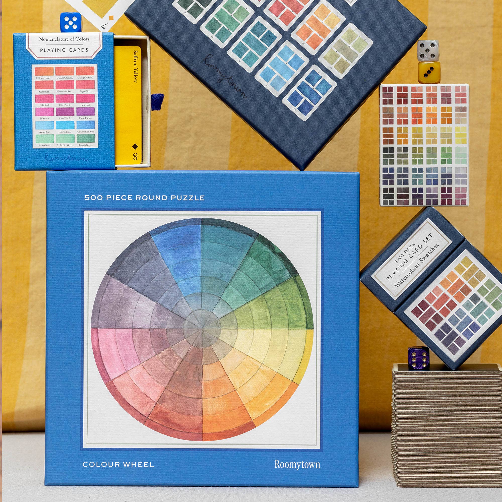 Color Wheel - 500 Piece Round Puzzle