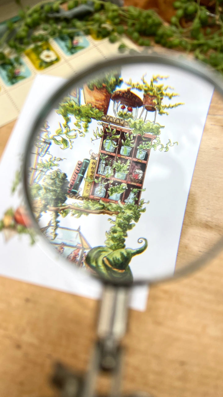 The Garden Witch's Shelves Postcard