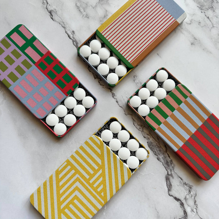 Mystery Motif Mints in a Tin - Avant-Garde