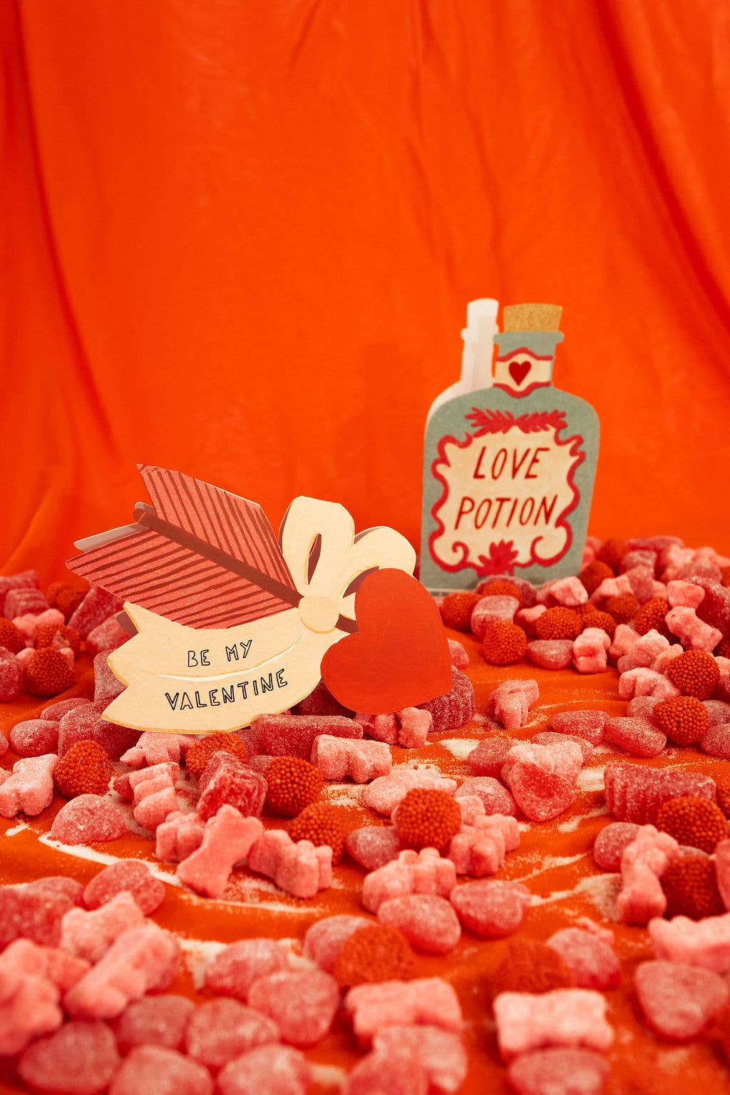 Love Potion Die Cut Card
