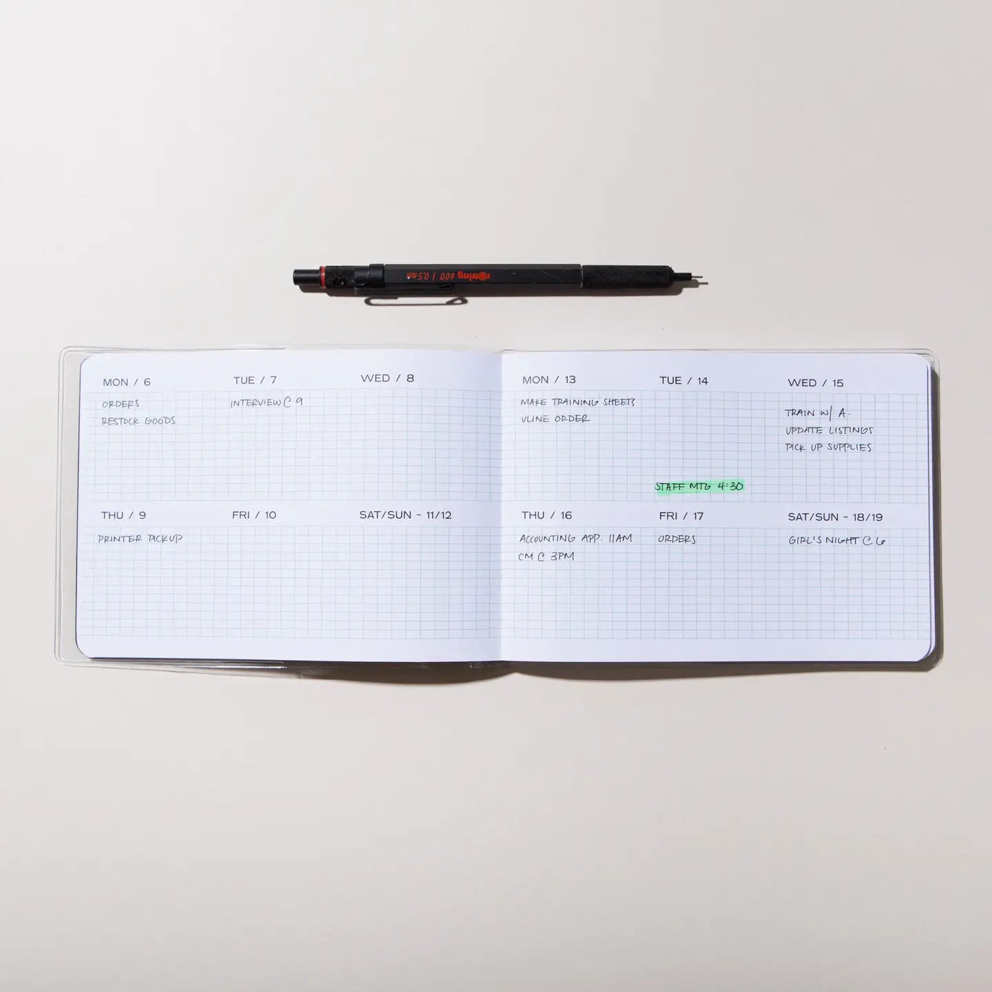 2025/2026 Mid-Year Master Planner - Travel Size