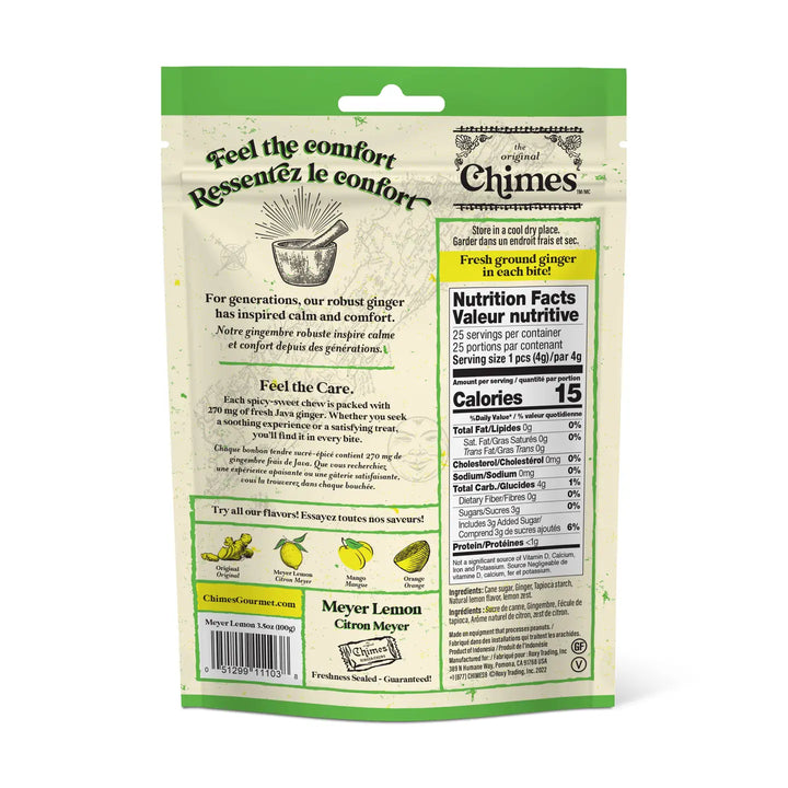 Chimes Ginger Chew Candy
