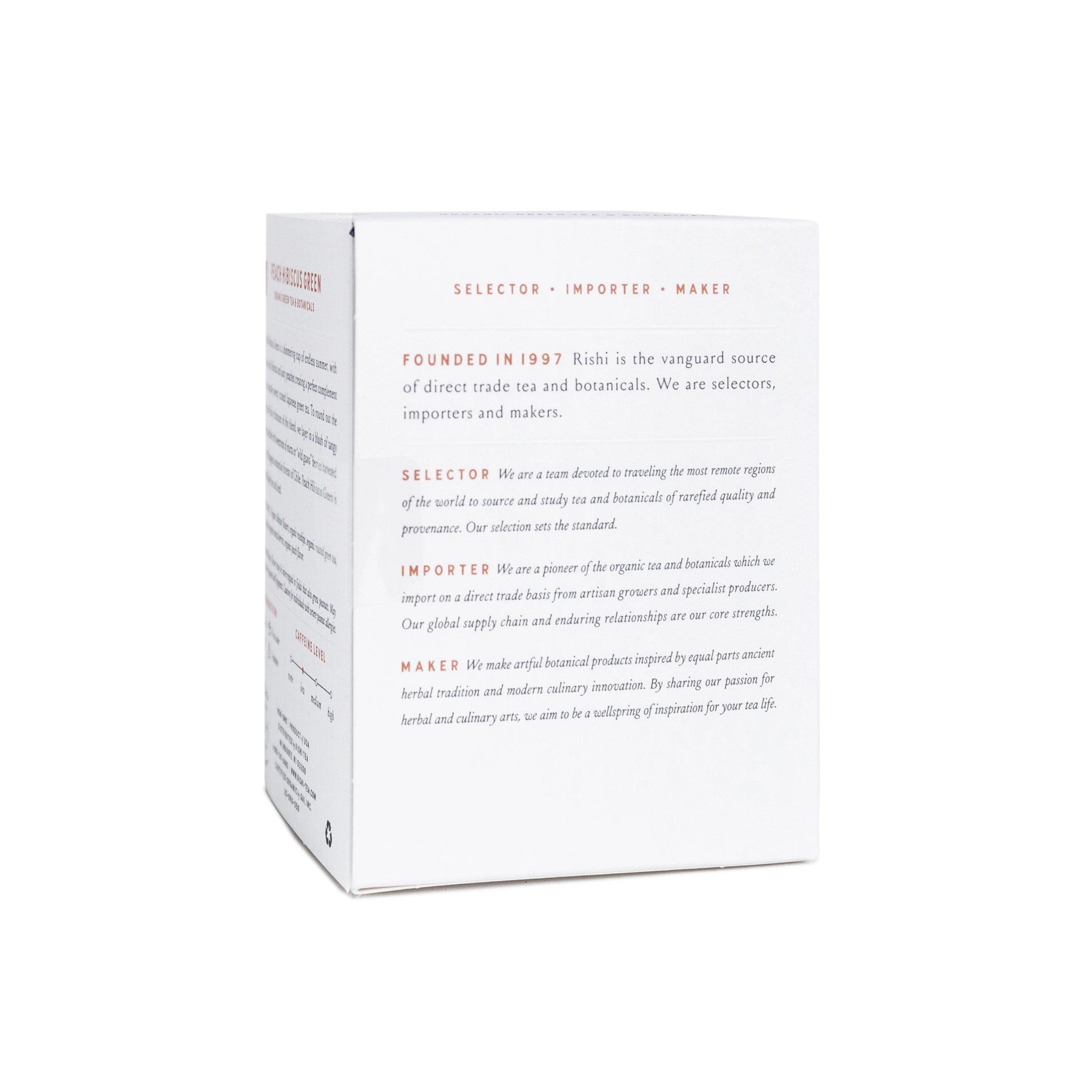 Peach Hibiscus Green Organic Tea