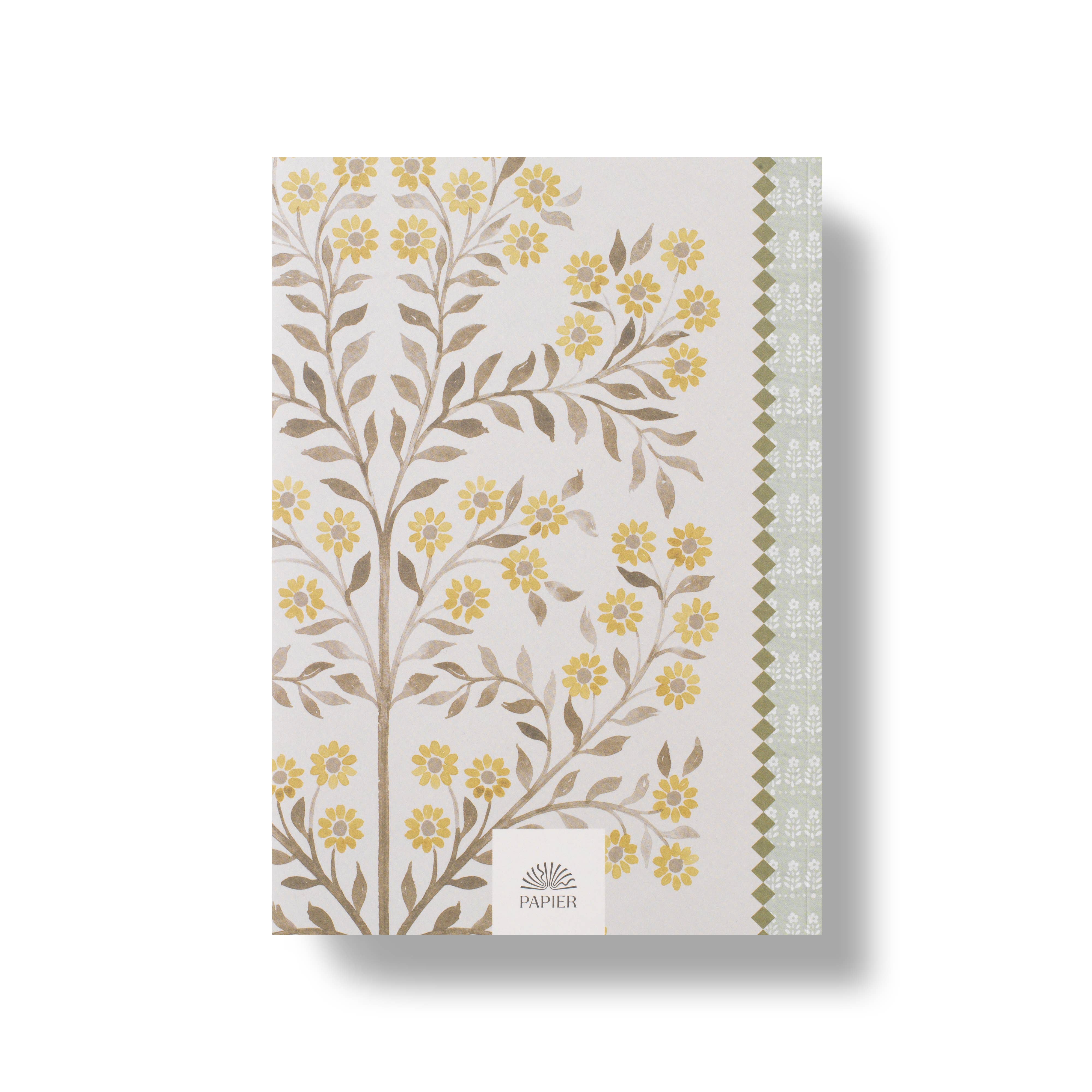 Rhea Floral Lined Notebook