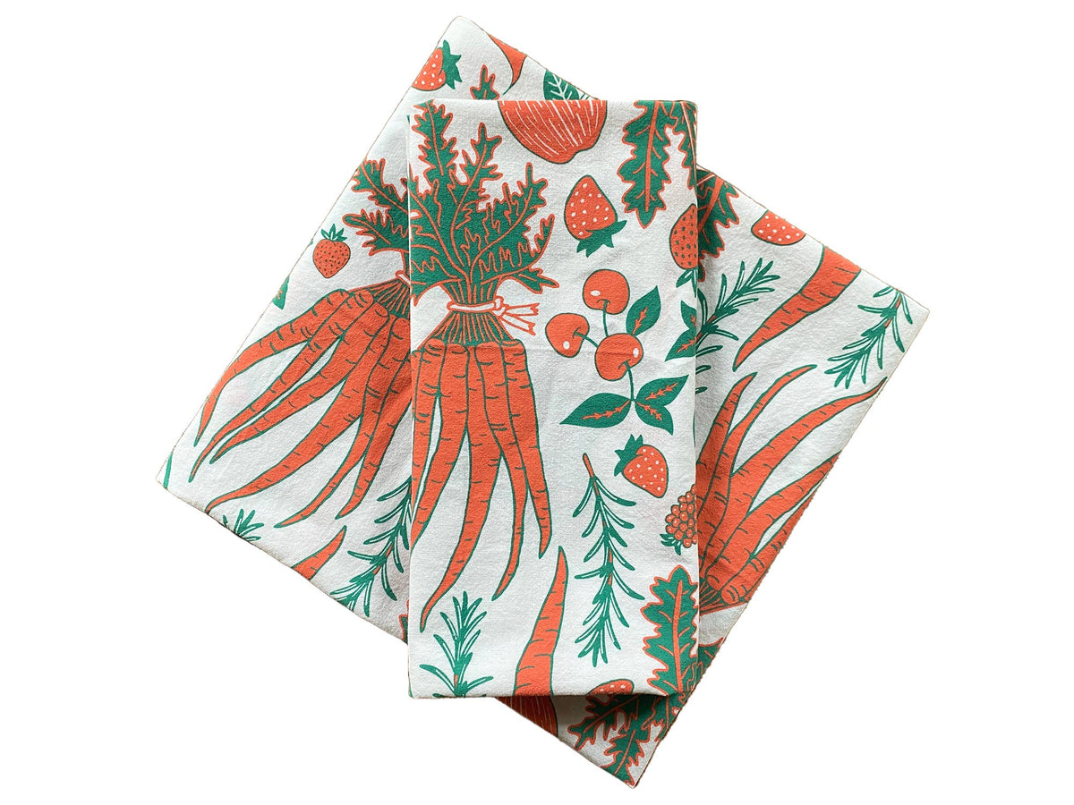 Fruit & Veggies Tea Towel