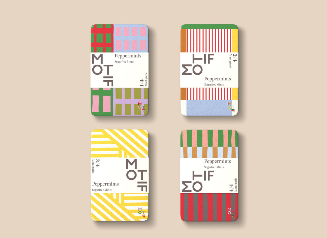 Mystery Motif Mints in a Tin - Avant-Garde