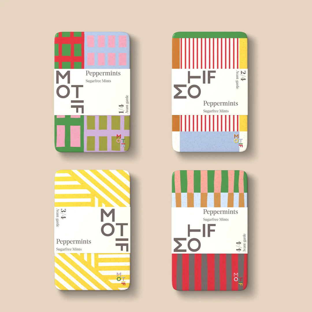 Mystery Motif Mints in a Tin - Avant Garde Bold Pattern
