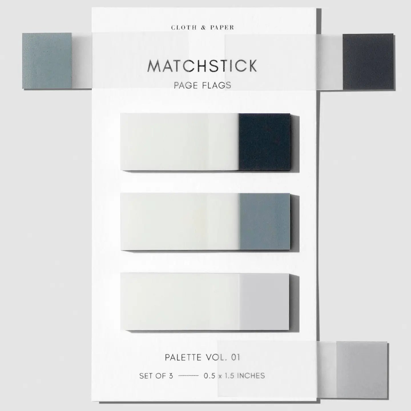 Matchstick Page Flags - 7 Styles