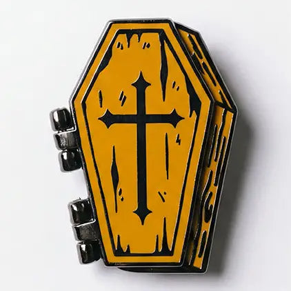 Nosferatu Coffin Interactive Pin